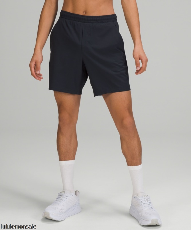 Lululemon Deutschland DELULU823 | Lululemon Deutschland Classic Navy Pace Breaker Gefüttert Kurz 7